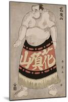 Full-Length Portrait of the Wrestler Kachozan-Katsukawa Shun'ei-Mounted Giclee Print
