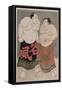 Full-Length Portraits of the Wrestlers Onogawa Kisaburo-Katsukawa Shunko-Framed Stretched Canvas