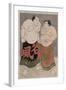 Full-Length Portraits of the Wrestlers Onogawa Kisaburo-Katsukawa Shunko-Framed Giclee Print