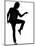 Full Length Silhouette Of A Young Man Dancer Dancing Funky Hip Hop R And B-OSTILL-Mounted Art Print