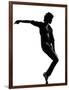 Full Length Silhouette Of A Young Man Dancer Dancing Funky Hip Hop R And B-OSTILL-Framed Art Print