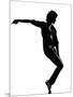 Full Length Silhouette Of A Young Man Dancer Dancing Funky Hip Hop R And B-OSTILL-Mounted Art Print