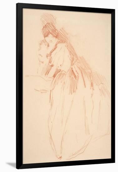 Full Length Woman with Obscured Hands-John White Alexander-Framed Giclee Print