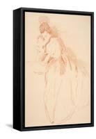 Full Length Woman with Obscured Hands-John White Alexander-Framed Stretched Canvas