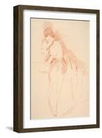 Full Length Woman with Obscured Hands-John White Alexander-Framed Giclee Print