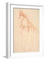 Full Length Woman with Obscured Hands-John White Alexander-Framed Giclee Print