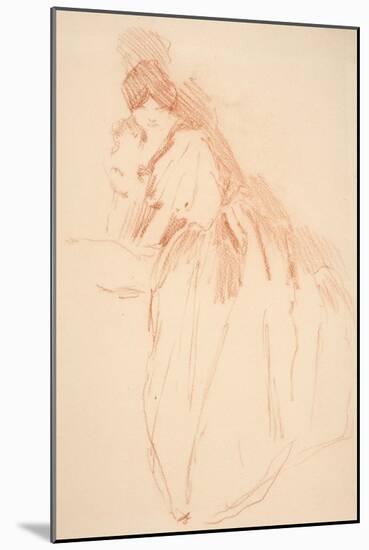 Full Length Woman with Obscured Hands-John White Alexander-Mounted Giclee Print