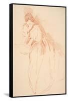 Full Length Woman with Obscured Hands-John White Alexander-Framed Stretched Canvas