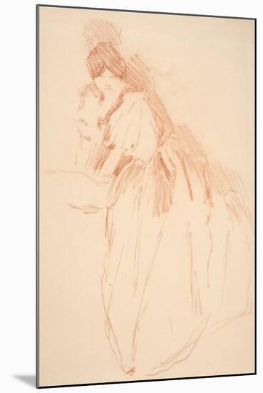 Full Length Woman with Obscured Hands-John White Alexander-Mounted Giclee Print