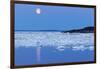 Full Moon and Melting Sea Ice, Repulse Bay, Nunavut Territory, Canada-Paul Souders-Framed Photographic Print