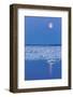 Full Moon and Melting Sea Ice, Repulse Bay, Nunavut Territory, Canada-Paul Souders-Framed Photographic Print