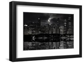 Full Moon Chicago-Marcus Prime-Framed Photographic Print