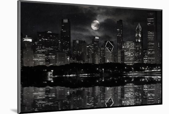 Full Moon Chicago-Marcus Prime-Mounted Photographic Print