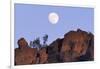 Full Moon, High Peaks, Pinnacles National Monument, California, USA-Gerry Reynolds-Framed Photographic Print