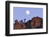 Full Moon, High Peaks, Pinnacles National Monument, California, USA-Gerry Reynolds-Framed Photographic Print