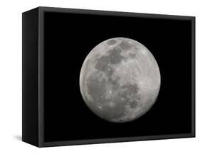 Full Moon in Black and White-Arthur Morris-Framed Stretched Canvas