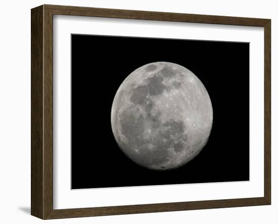 Full Moon in Black and White-Arthur Morris-Framed Photographic Print