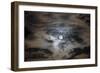 Full Moon in Clouds-null-Framed Photographic Print