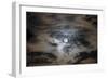 Full Moon in Clouds-null-Framed Photographic Print