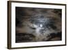 Full Moon in Clouds-null-Framed Photographic Print