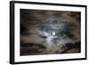 Full Moon in Clouds-null-Framed Photographic Print