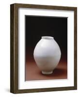 Full Moon' Jar, Early 17th Century (Porcelain with Glaze)-Korean-Framed Giclee Print