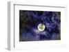 Full moon over Bali, Indonesia, Southeast Asia-Greg Johnston-Framed Photographic Print