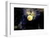 Full moon over Bali, Indonesia, Southeast Asia-Greg Johnston-Framed Photographic Print