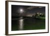 Full Moon Over Condado, Puerto Rico-George Oze-Framed Photographic Print