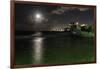 Full Moon Over Condado, Puerto Rico-George Oze-Framed Photographic Print