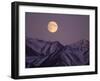 Full Moon over Gates of the Arctic National Park, North Slope of the Brooks Range, Alaska, USA-Steve Kazlowski-Framed Photographic Print