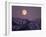 Full Moon over Gates of the Arctic National Park, North Slope of the Brooks Range, Alaska, USA-Steve Kazlowski-Framed Photographic Print
