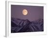 Full Moon over Gates of the Arctic National Park, North Slope of the Brooks Range, Alaska, USA-Steve Kazlowski-Framed Photographic Print