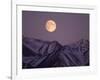 Full Moon over Gates of the Arctic National Park, North Slope of the Brooks Range, Alaska, USA-Steve Kazlowski-Framed Photographic Print