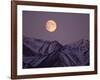 Full Moon over Gates of the Arctic National Park, North Slope of the Brooks Range, Alaska, USA-Steve Kazlowski-Framed Photographic Print