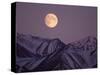 Full Moon over Gates of the Arctic National Park, North Slope of the Brooks Range, Alaska, USA-Steve Kazlowski-Stretched Canvas