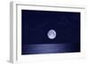 Full Moon over Ocean, Night-Buena Vista Images-Framed Photographic Print