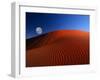 Full Moon over Red Dunes-Charles O'Rear-Framed Premium Photographic Print