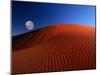Full Moon over Red Dunes-Charles O'Rear-Mounted Premium Photographic Print