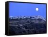 Full Moon over Santorini-Bo Zaunders-Framed Stretched Canvas