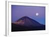 Full Moon over Teide Volcano at Sunrise, Teide Np, Tenerife, Canary Islands, Spain, December 2008-Relanzón-Framed Photographic Print