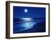 Full Moon Over the Sea-null-Framed Premium Photographic Print