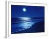 Full Moon Over the Sea-null-Framed Premium Photographic Print