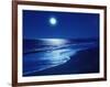 Full Moon Over the Sea-null-Framed Photographic Print