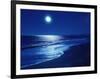 Full Moon Over the Sea-null-Framed Photographic Print