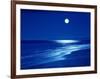 Full Moon Over the Sea-null-Framed Photographic Print