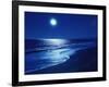 Full Moon Over the Sea-null-Framed Photographic Print