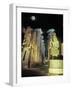 Full Moon Over The Temple at Karnak, Luxor, Egypt-Janis Miglavs-Framed Photographic Print