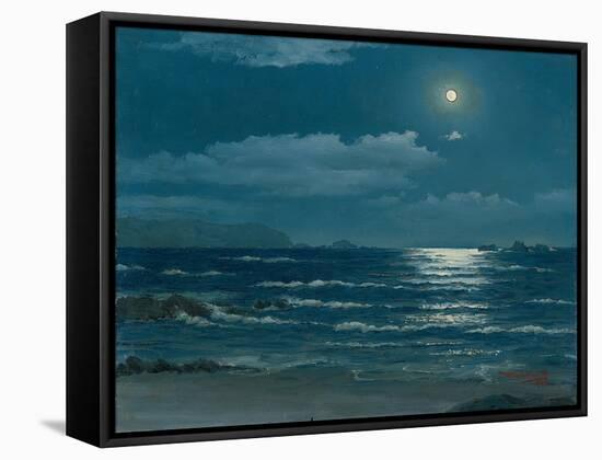 Full Moon, Pichilemu, Chile, 1958-Horacio G. Garcia-Framed Stretched Canvas
