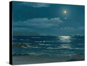 Full Moon, Pichilemu, Chile, 1958-Horacio G. Garcia-Stretched Canvas